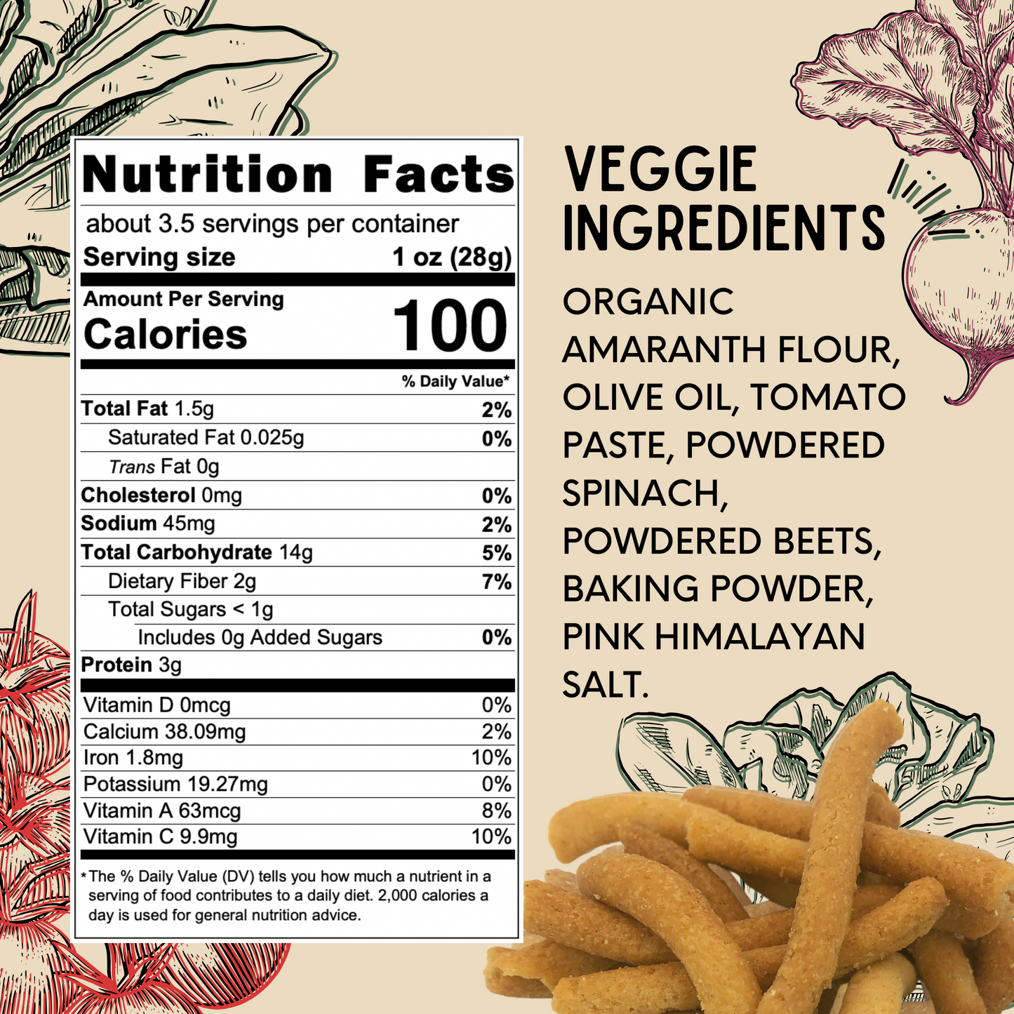 Amaranth Sticks - Better Than Chips